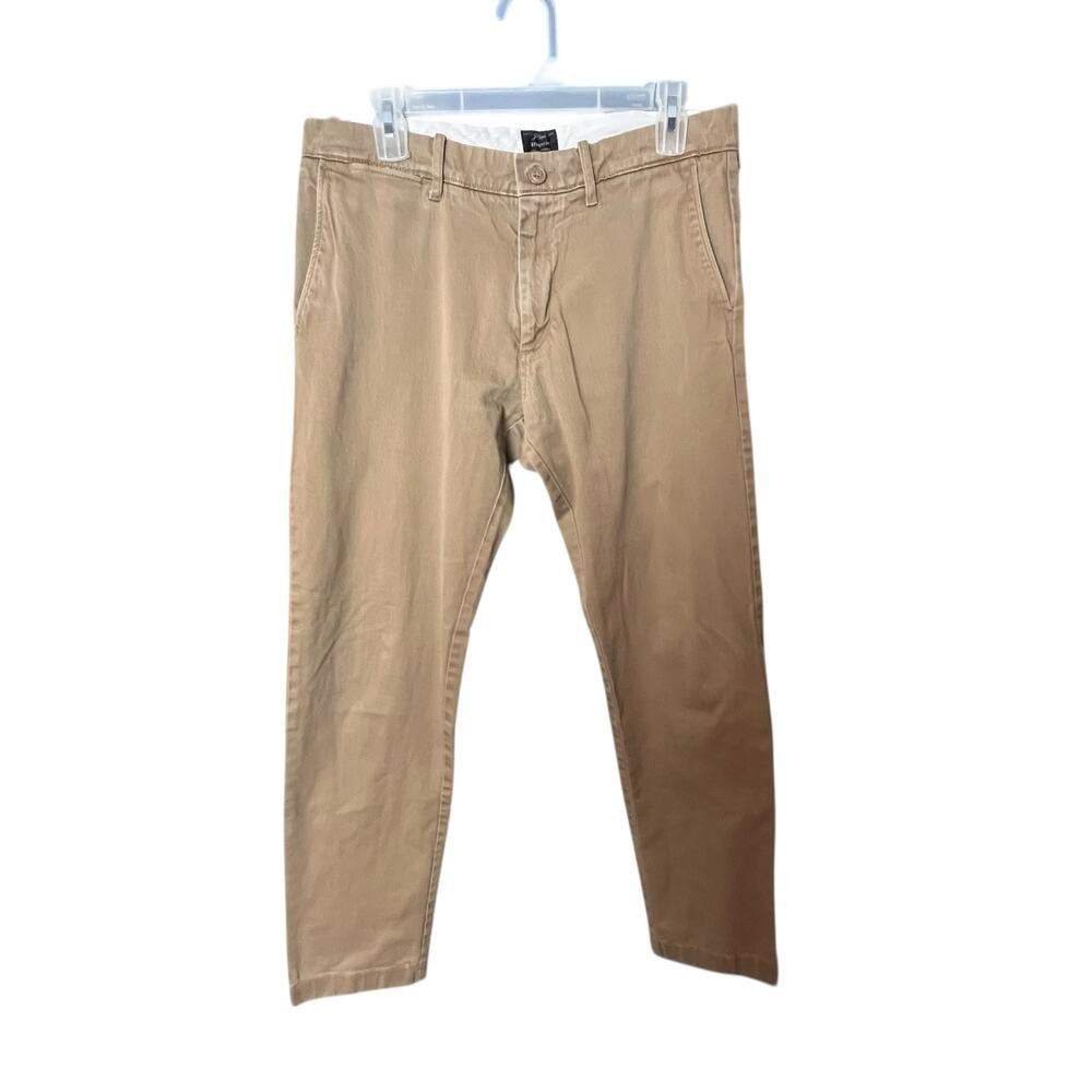 J. Crew Men’s Stretch 484 Slim Chino Khaki Pants 32 x 32* (Measures 32 x 30.5)